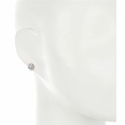 Cheapest 😉 Kate Spade New York Stone Halo Stud Earrings Clear/silver 🎉 -Kate Spade New York shop unnamed file 350