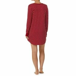 Hot Sale ❤️ Kate Spade New York Dot Print Long Sleeve Round Neck Jersey Knit Nightshirt Red Cream 🧨 5 Hot Sale ❤️ Kate Spade New York Dot Print Long Sleeve Round Neck Jersey Knit Nightshirt Red Cream 🧨 -Kate Spade New York shop unnamed file 355