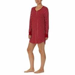 Hot Sale ❤️ Kate Spade New York Dot Print Long Sleeve Round Neck Jersey Knit Nightshirt Red Cream 🧨 7 Hot Sale ❤️ Kate Spade New York Dot Print Long Sleeve Round Neck Jersey Knit Nightshirt Red Cream 🧨 -Kate Spade New York shop unnamed file 357