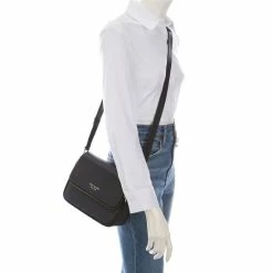 New 😀 Kate Spade New York Run Around Leather Large Flap Crossbody Bag Black 💯 -Kate Spade New York shop unnamed file 383