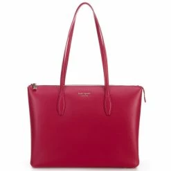 Brand new 🥰 Kate Spade New York All Day Large Leather Zip Top Tote Bag Plum Liqueur 🤩 -Kate Spade New York shop unnamed file 388