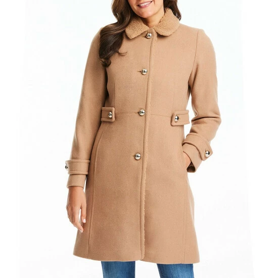 Coupon 𧨠Kate Spade New York Faux Fur Sherpa Point Collar Long Sleeve Single Breasted Wool Blend π§₯ Coat Chai Red π₯° 1 Coupon 𧨠Kate Spade New York Faux Fur Sherpa Point Collar Long Sleeve Single Breasted Wool Blend π§₯ Coat Chai Red π₯°