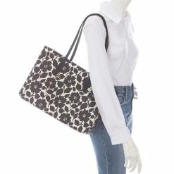 New ✨ Kate Spade New York All Day Rosy Garden Printed PVC Large Tote Bag Black Multi 💯 -Kate Spade New York shop unnamed file 401