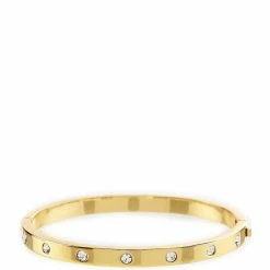 Best reviews of 😀 Kate Spade New York Set In Stone Hinged Gold-Plated Bangle Bracelet Clear/silver 🎉 -Kate Spade New York shop unnamed file 408