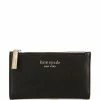 Best deal 💯 Kate Spade New York Spencer Leather Small Slim Bi-Fold Wallet Black 🌟