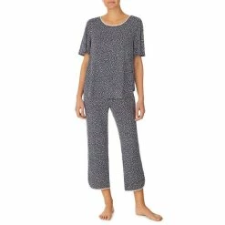 Brand new ⌛ Kate Spade New York Multi Floral Print Jersey Knit Round Neck Short Sleeve Cropped Coordinating Pajama Set 😍