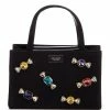 Best Pirce 😉 Kate Spade New York Sam Icon 🍬 Candy Gem Small Tote Black Multi 💯