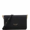 Discount ✔️ Kate Spade New York Morgan Flap Chain Crossbody Bag Black ❤️