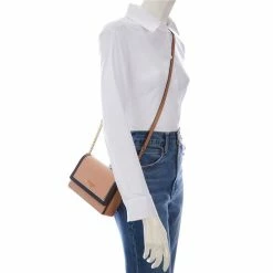 Hot Sale 🧨 Kate Spade New York Morgan Colorblock Flap Chain Crossbody Bag Cafe Mocha Multi 🤩 -Kate Spade New York shop unnamed file 506