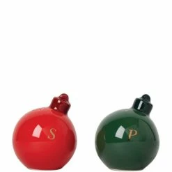 Outlet ✔️ Kate Spade New York Holiday Merry & Bright Collection Salt & Pepper Ornament Set ✨