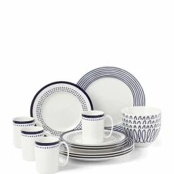 Top 10 ✔️ Kate Spade New York Charlotte Street East 16-Piece Dinnerware Set Grey 🔥