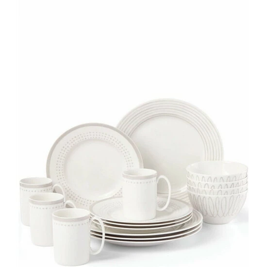 Top 10 βοΈ Kate Spade New York Charlotte Street East 16-Piece Dinnerware Set Grey π₯ 2 Top 10 βοΈ Kate Spade New York Charlotte Street East 16-Piece Dinnerware Set Grey π₯ - Image 2