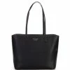 Buy 🔥 Kate Spade New York Veronica Leather Large Tote Bag Black ⭐