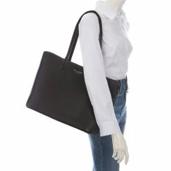 Buy 🔥 Kate Spade New York Veronica Leather Large Tote Bag Black ⭐ -Kate Spade New York shop unnamed file 579