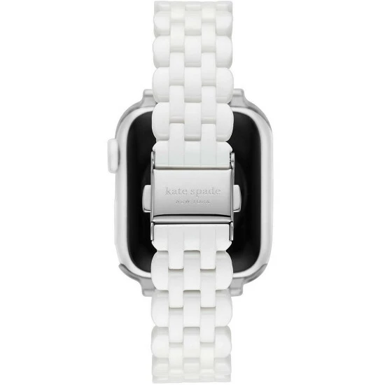 Discount 😀 Kate Spade New York White Ceramic 38/40mm Apple ⌚ Watch® Bracelet Band 😀 2 Discount 😀 Kate Spade New York White Ceramic 38/40mm Apple ⌚ Watch® Bracelet Band 😀 - Image 2
