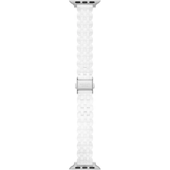 Discount 😀 Kate Spade New York White Ceramic 38/40mm Apple ⌚ Watch® Bracelet Band 😀 3 Discount 😀 Kate Spade New York White Ceramic 38/40mm Apple ⌚ Watch® Bracelet Band 😀 - Image 3