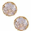 Cheapest ⌛ Kate Spade New York That Sparkle Round Stud Earrings Rose Gold 🤩