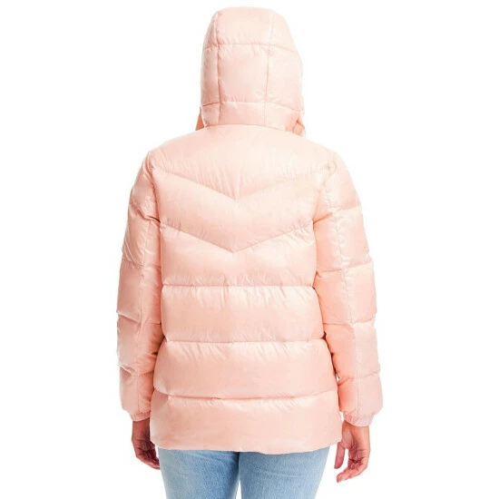 Budget π Kate Spade New York Chevron Hooded Stand Collar Long Sleeve Insulated Puffer Jacket Champagne Pink π₯° 2 Budget π Kate Spade New York Chevron Hooded Stand Collar Long Sleeve Insulated Puffer Jacket Champagne Pink π₯° - Image 2