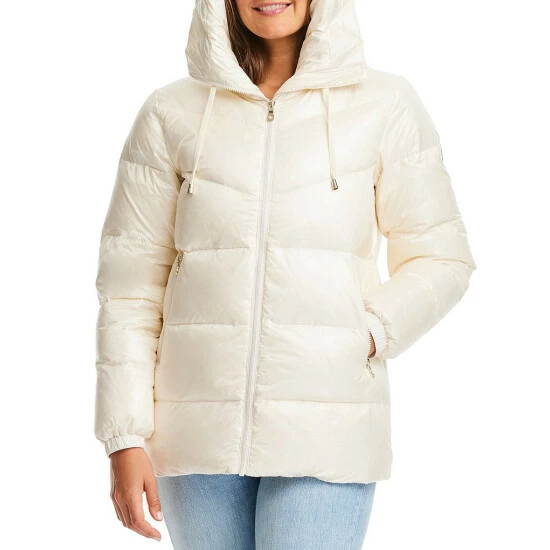 Budget π Kate Spade New York Chevron Hooded Stand Collar Long Sleeve Insulated Puffer Jacket Champagne Pink π₯° 8 Budget π Kate Spade New York Chevron Hooded Stand Collar Long Sleeve Insulated Puffer Jacket Champagne Pink π₯° - Image 8