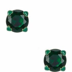 Outlet 🔔 Kate Spade New York Heart Stud Earrings Light Sapphire 🌟