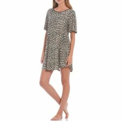Discount ✨ Kate Spade New York Animal Print Jersey Knit Nightgown Brown Animal Print 🛒 -Kate Spade New York shop unnamed file 663