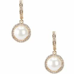 Buy 🛒 Kate Spade New York Something Sparkly Spade Huggie Earrings Cream/gold 💯 -Kate Spade New York shop unnamed file 671