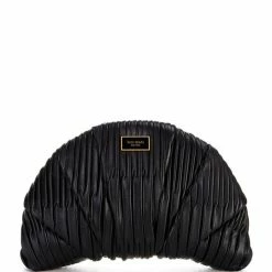Wholesale 😉 Kate Spade New York Patisserie Pleated Croissant Leather Clutch Allspice Cake 💯
