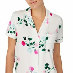 Best Sale 💯 Kate Spade New York Floral Printed Jersey Shorts And Top Coordinating Pajamas Set ⌛ -Kate Spade New York shop unnamed file 690