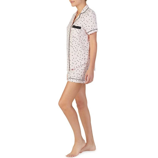 Best Sale π Kate Spade New York Dot Print Jersey Shorty Coordinating Pajama Set Pink Dot π₯° 2 Best Sale π Kate Spade New York Dot Print Jersey Shorty Coordinating Pajama Set Pink Dot π₯° - Image 2