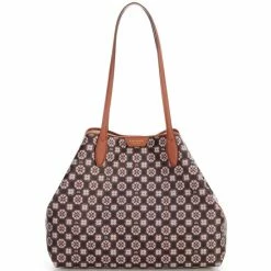 New 🛒 Kate Spade New York Spade Flower Monogram Medium Tote Bag Black Multi 🤩