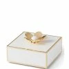 Best Sale 🌟 Kate Spade New York Make It Pop Floral White & Gold Covered Keepsake Box 😀
