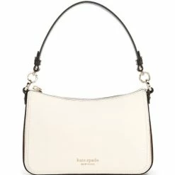Deals 🔔 Kate Spade New York Hudson Colorblock Pebbled Leather Convertible Crossbody Bag Parchment Multi 🧨