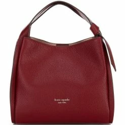 Best Pirce ⌛ Kate Spade New York Knott Pebbled Leather Medium Crossbody Bag Black ⌛