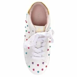 Promo ✨ Kate Spade New York Ace Gem Embellished Lace-Up 👟 Sneakers Optic White/gold 🔥 -Kate Spade New York shop unnamed file 799