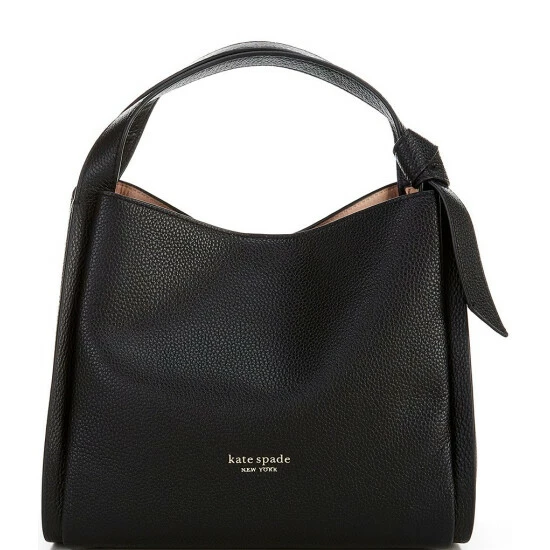 Best Pirce ⌛ Kate Spade New York Knott Pebbled Leather Medium Crossbody Bag Black ⌛ 5 Best Pirce ⌛ Kate Spade New York Knott Pebbled Leather Medium Crossbody Bag Black ⌛ - Image 5