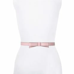 Top 10 🔥 Kate Spade New York .75#double; Leather Bow Belt Parchment 🤩