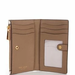 Discount 🤩 Kate Spade New York Spade Flower Monogram Canvas Slim Bifold Wallet Black Multi 👏 -Kate Spade New York shop unnamed file 861