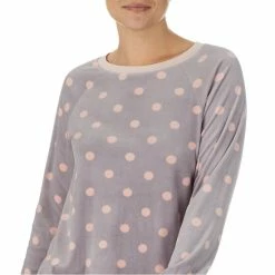 Deals 😉 Kate Spade New York Dotted Print Long Sleeve Round Neck Velour Pajama Set Grey Dot 🌟 7 Deals 😉 Kate Spade New York Dotted Print Long Sleeve Round Neck Velour Pajama Set Grey Dot 🌟 -Kate Spade New York shop unnamed file 877