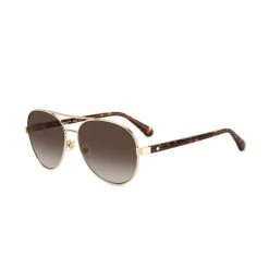 Best Pirce 🎉 Kate Spade New York 👩 Women's Averie Aviator 👓 Sunglasses Gold 😉