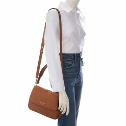 Cheap ⭐ Kate Spade New York Hudson Pebbled Leather Medium Convertible Flap Shoulder Bag Arugula 🌟 -Kate Spade New York shop unnamed file 88