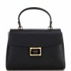 Top 10 😉 Kate Spade New York Katy Medium Top Handle Textured Satchel Bag Black 😀