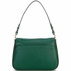 Cheap ⭐ Kate Spade New York Hudson Pebbled Leather Medium Convertible Flap Shoulder Bag Arugula 🌟 -Kate Spade New York shop unnamed file 90