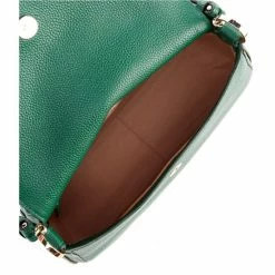Cheap ⭐ Kate Spade New York Hudson Pebbled Leather Medium Convertible Flap Shoulder Bag Arugula 🌟 -Kate Spade New York shop unnamed file 91