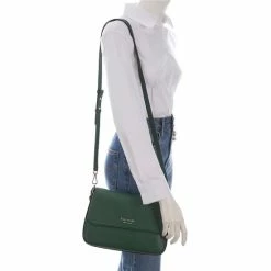 Cheap ⭐ Kate Spade New York Hudson Pebbled Leather Medium Convertible Flap Shoulder Bag Arugula 🌟 -Kate Spade New York shop unnamed file 92