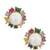 Wholesale ⭐ Kate Spade New York 🍬 Candy Shop Pearl Halo Stud Earrings Multi 🥰