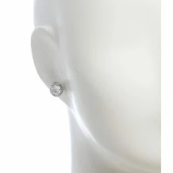 Buy 💯 Kate Spade New York That Sparkle Pave Round Large Stud Earrings Silver ⌛ -Kate Spade New York shop unnamed file 928