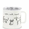 Cheap 😉 Kate Spade New York 🦮 Dog Party Coffee Mug White 🥰